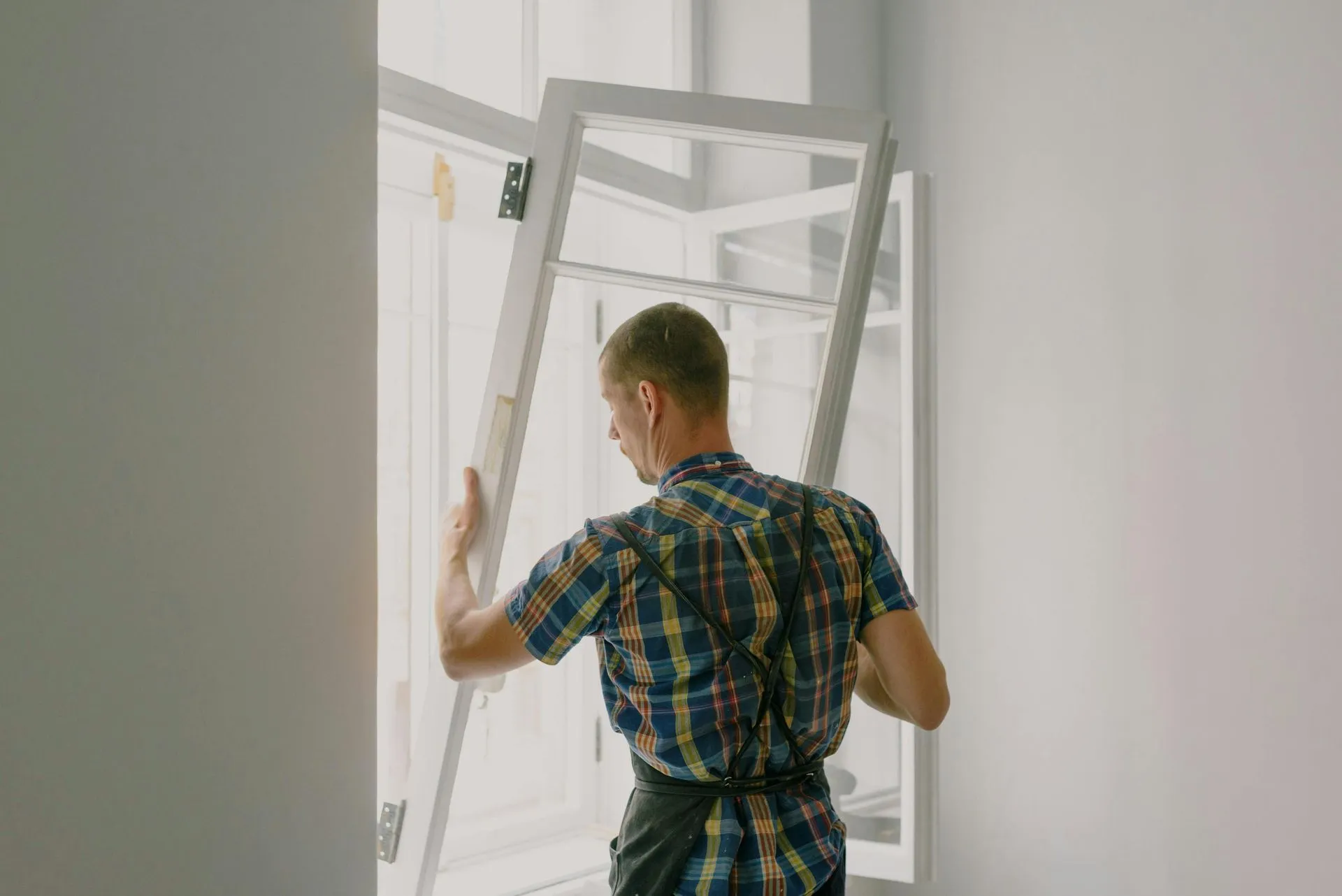 After burglary repairs and process